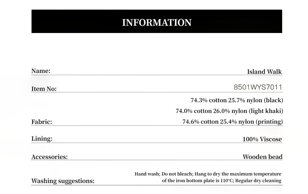 "Island Walk" Cotton Beaded Sling Dress-3