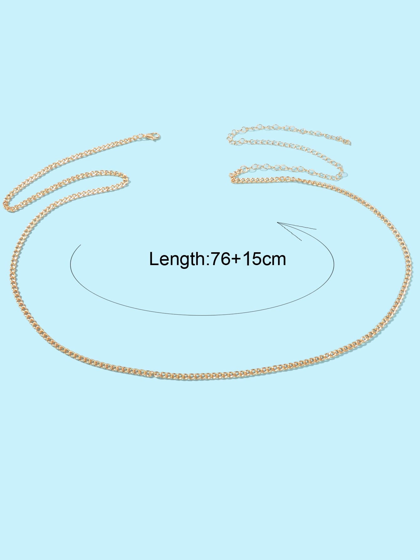 Beach Bikini Body Chain Belly Chain Adjustable Women Sexy Minimalist Waist Chain-1