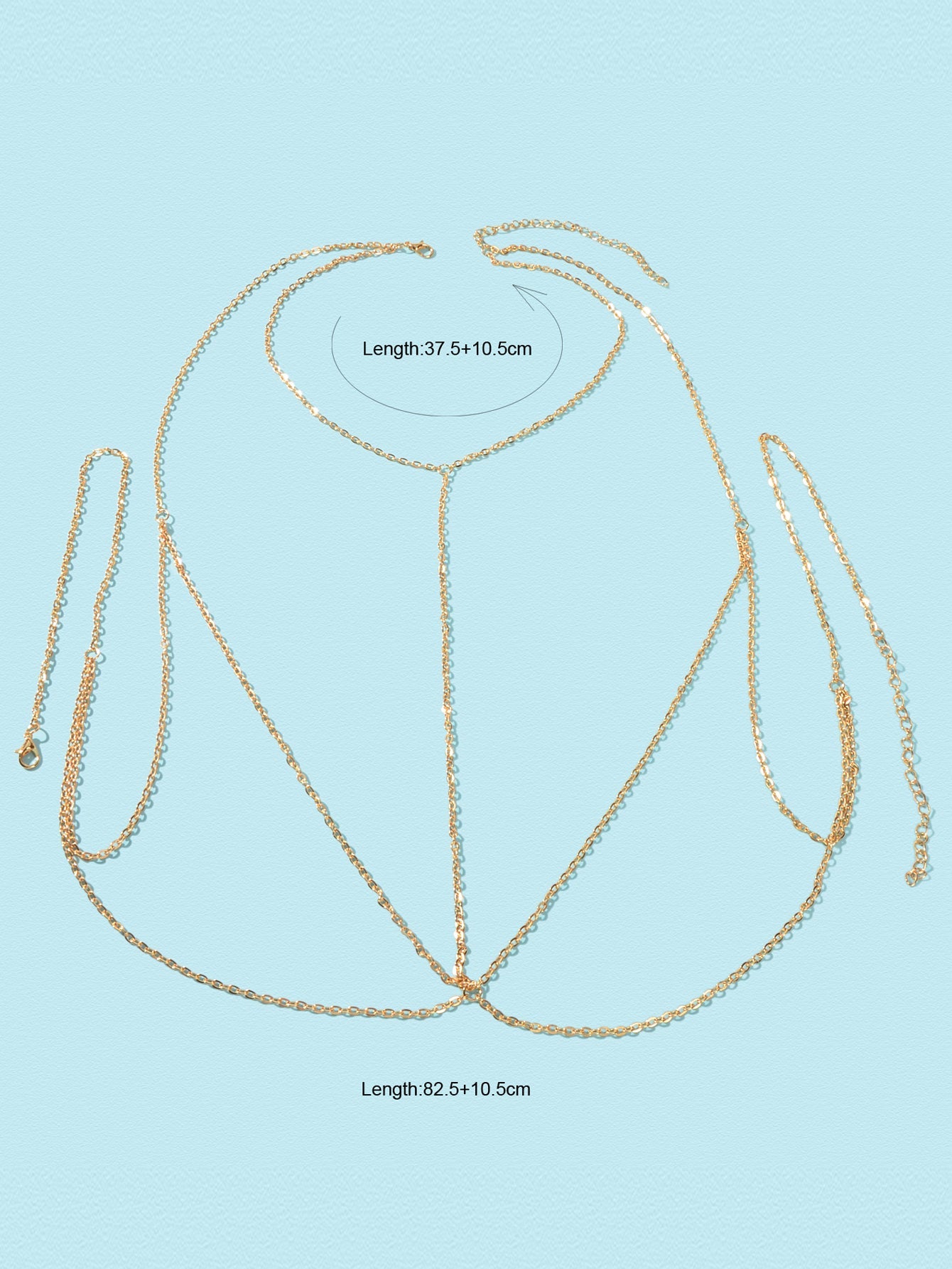 Bikini Body Jewelry Bra Body Chain Sexy Tassel Harness Chest Chain-2