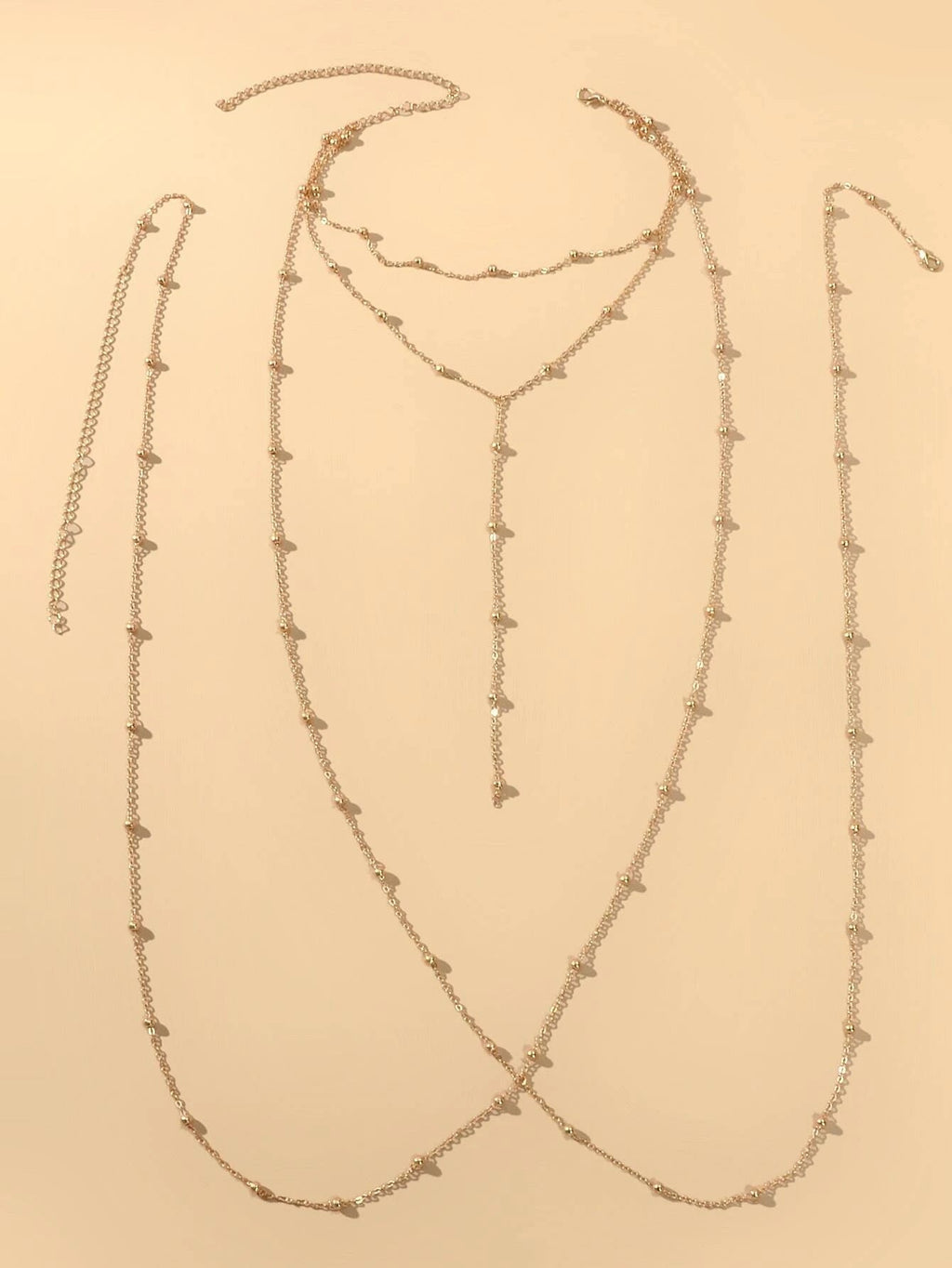 Tassel Body Chain Jewellery Harness Girl Bikini Stylish Fringe Belly Necklace-1