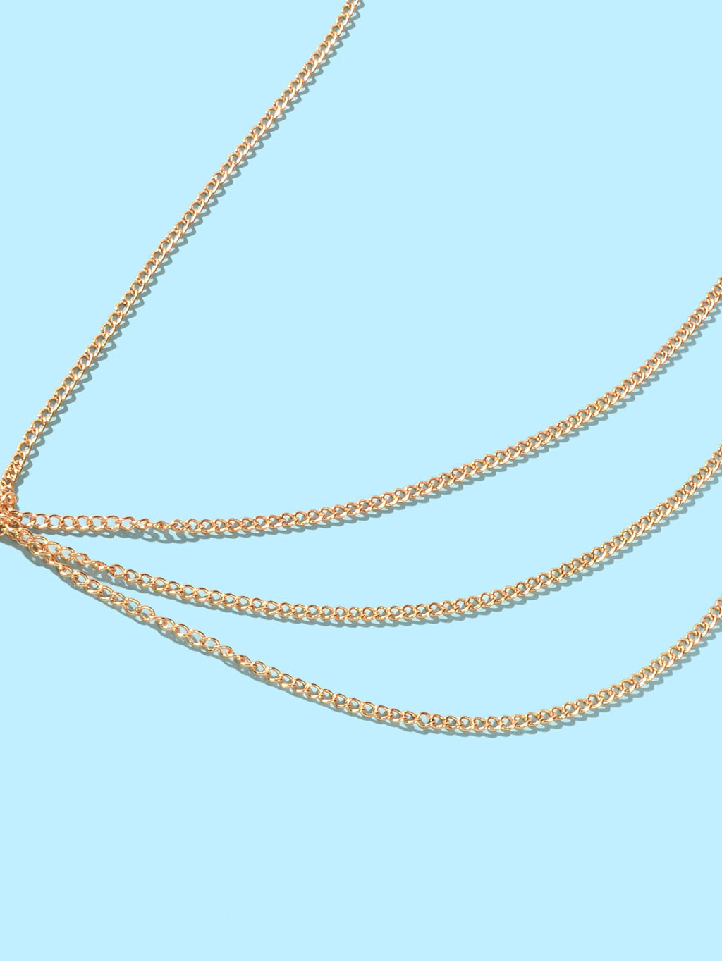 Sexy Gold Silver Layered Tassel Chain Body Jewelry Bikini Beach Party Accessory-2