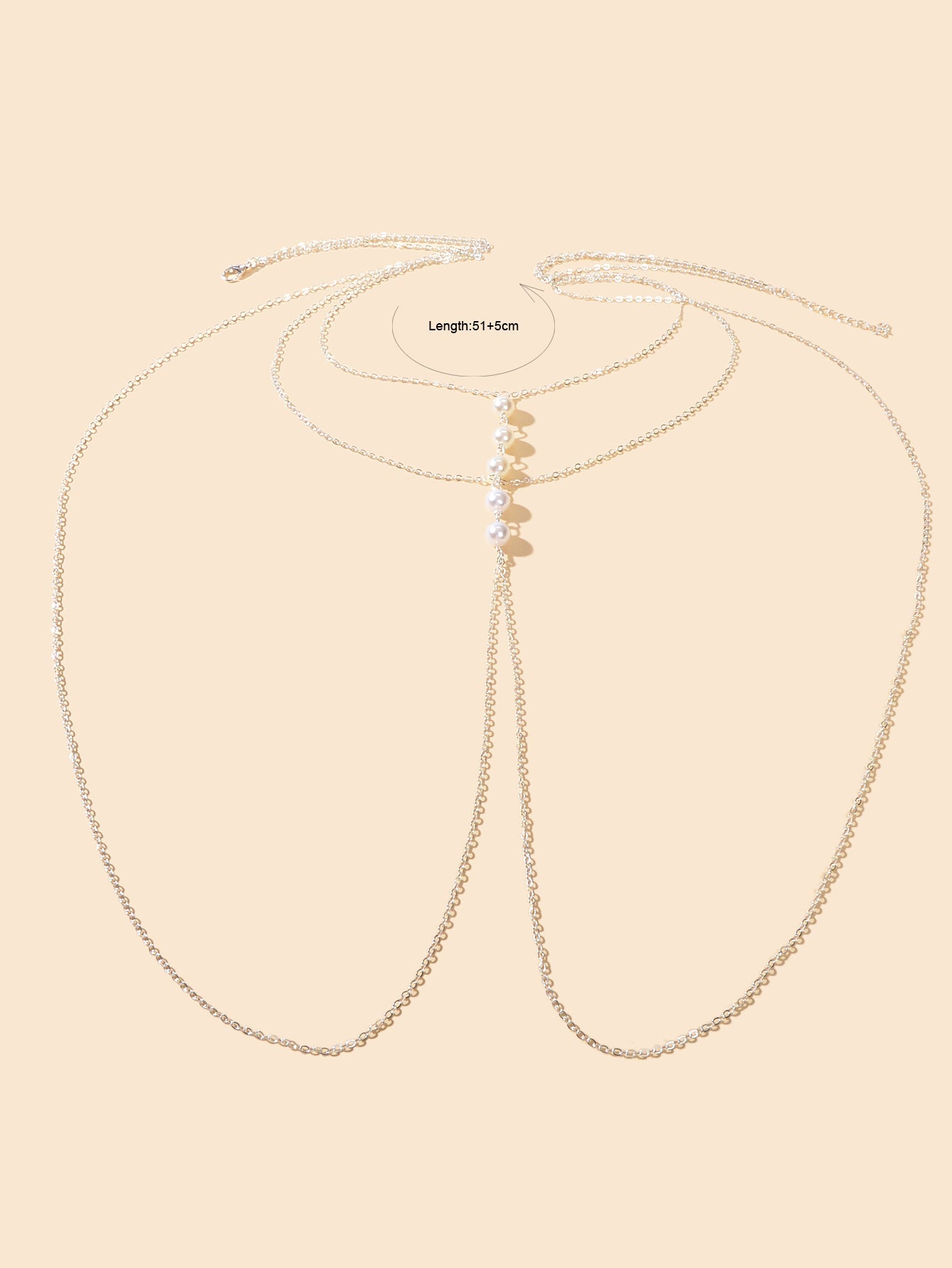 Gold Silver Body Chain with Layered Bra Chains Bikini Nightclub Body Jewellery-2