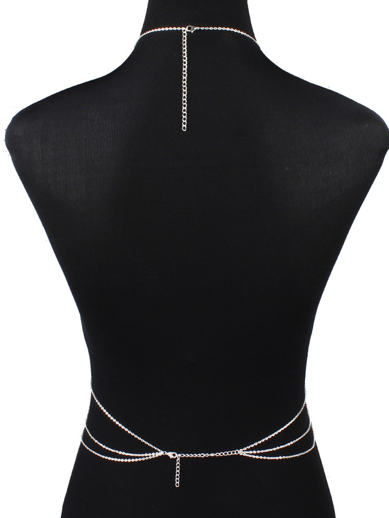 Bikini Beach Multi-layer Tassel Body Chain Chest Harness Belly Waist Jewellery-2