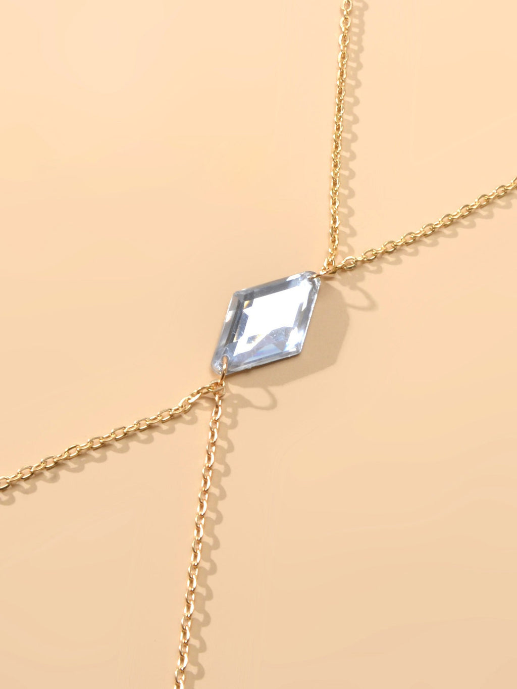 Glamorous Sexy Bikini Beach Body Chain Moon Chest Harness Belly Waist Jewellery-3