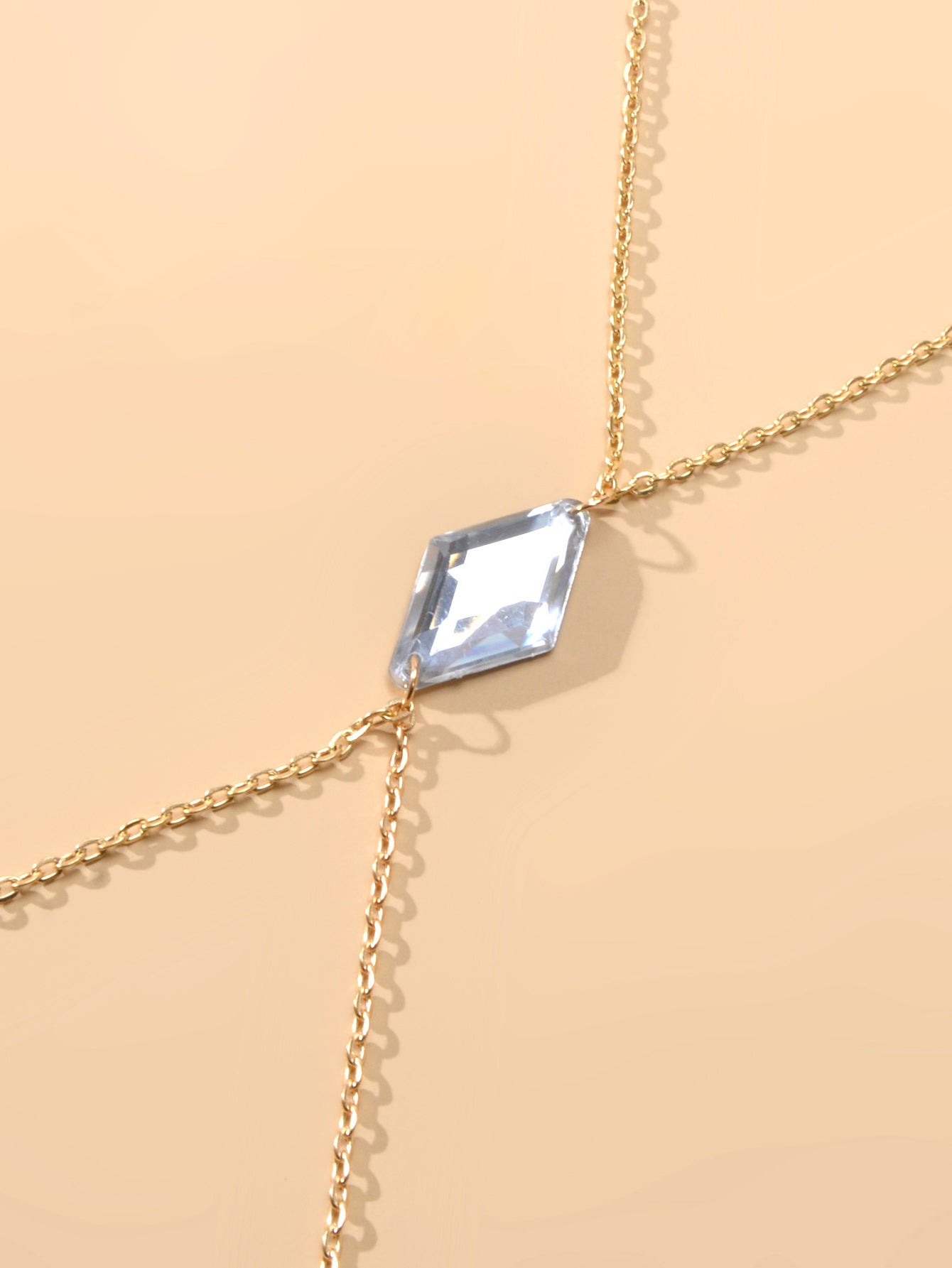 Glamorous Sexy Bikini Beach Body Chain Moon Chest Harness Belly Waist Jewellery-3