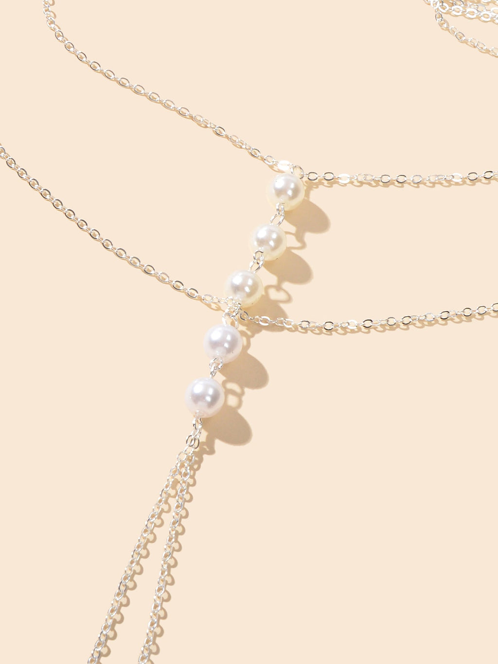 Gold Silver Body Chain with Layered Bra Chains Bikini Nightclub Body Jewellery-3