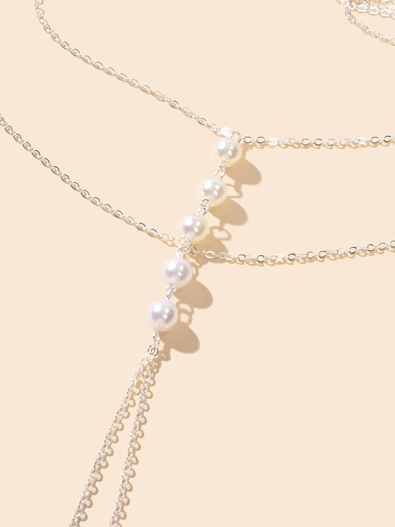 Gold Silver Body Chain with Layered Bra Chains Bikini Nightclub Body Jewellery-3