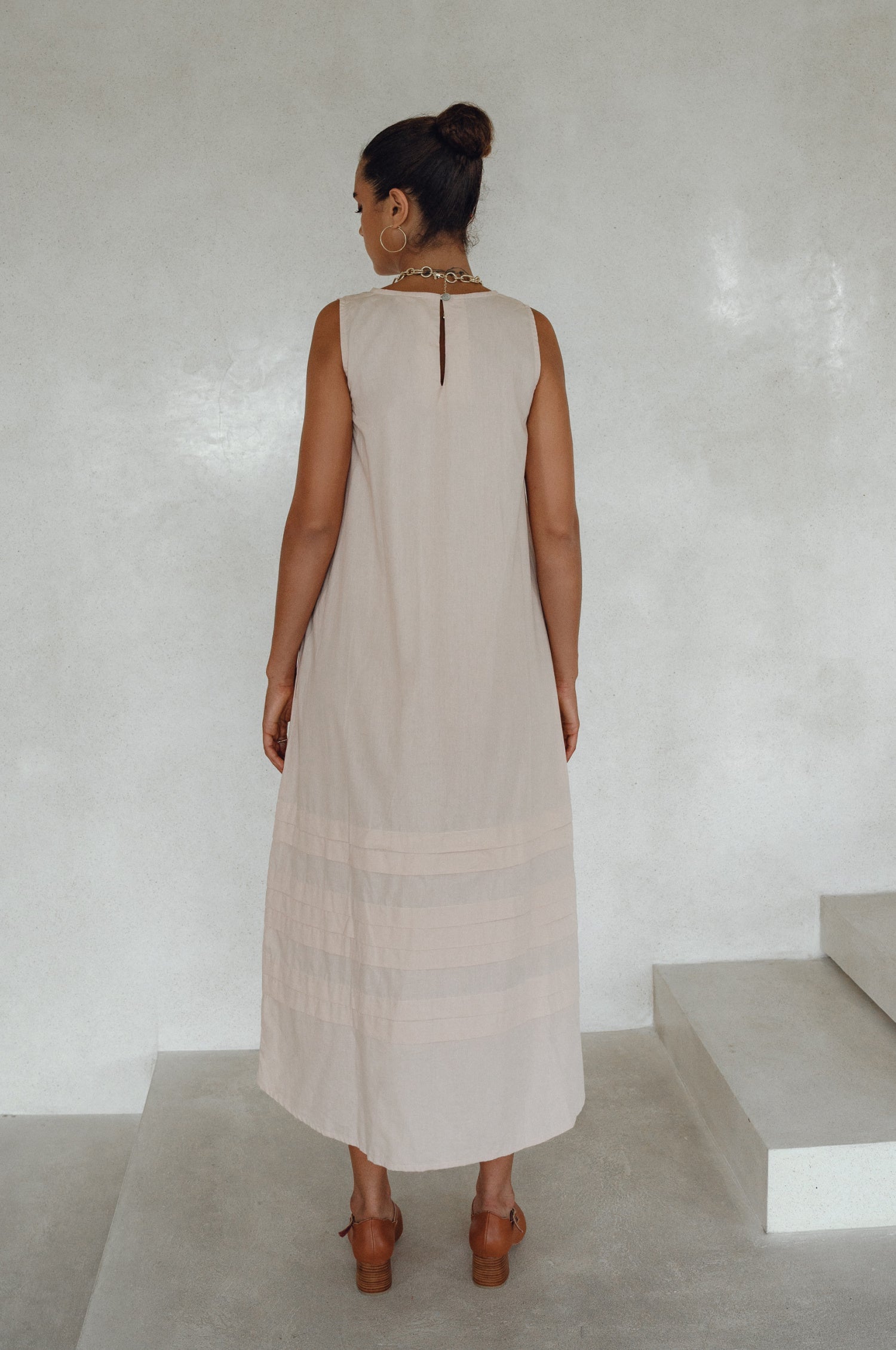 Beloved Cara Slip on Cotton Maxi Dress (Sale)-4