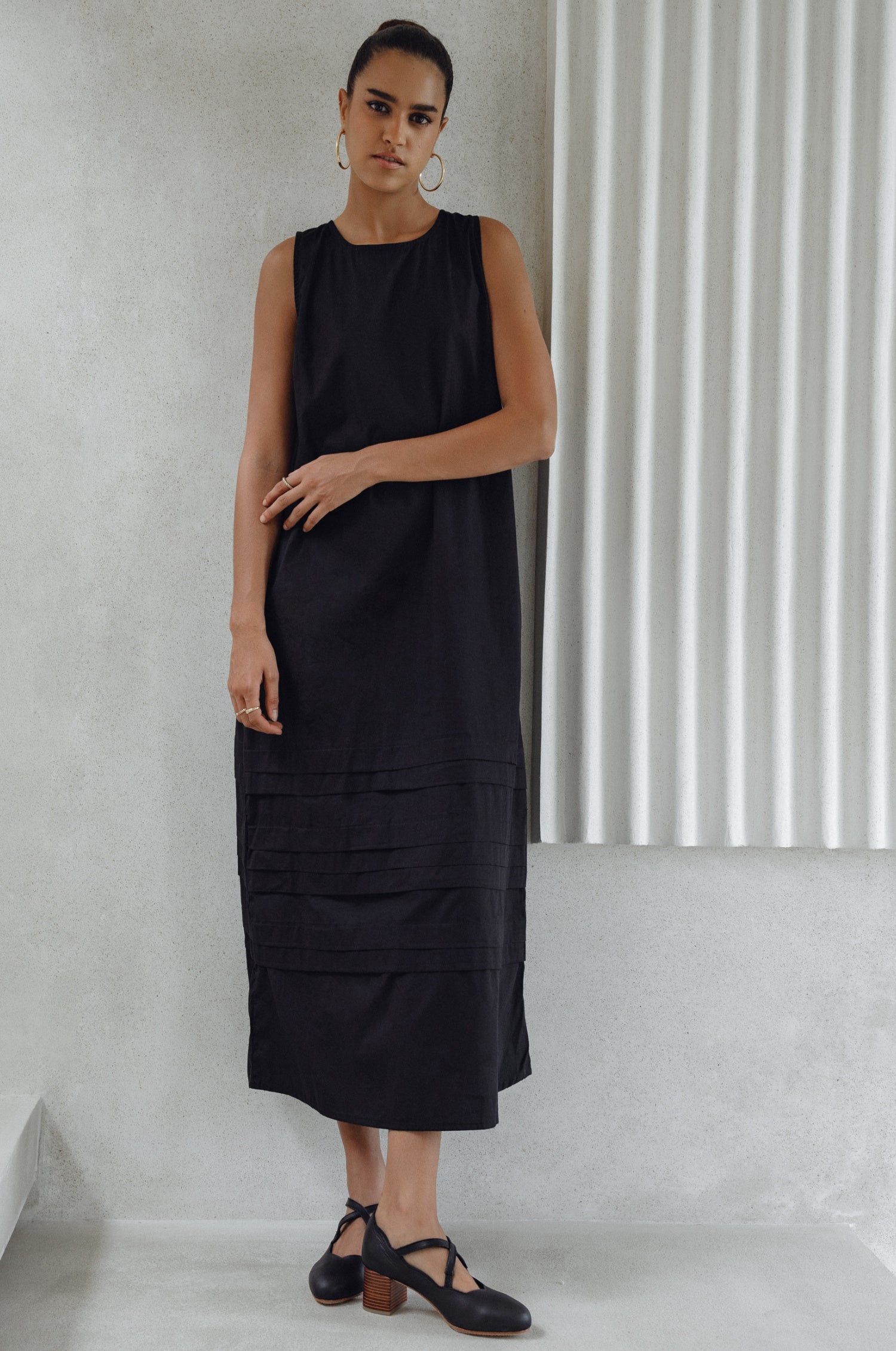 Beloved Cara Slip on Cotton Maxi Dress (Sale)-5