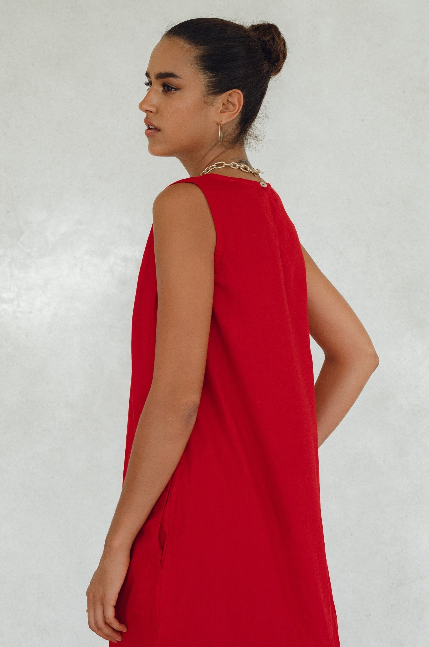 Beloved Cara Slip on Cotton Maxi Dress (Sale)-4