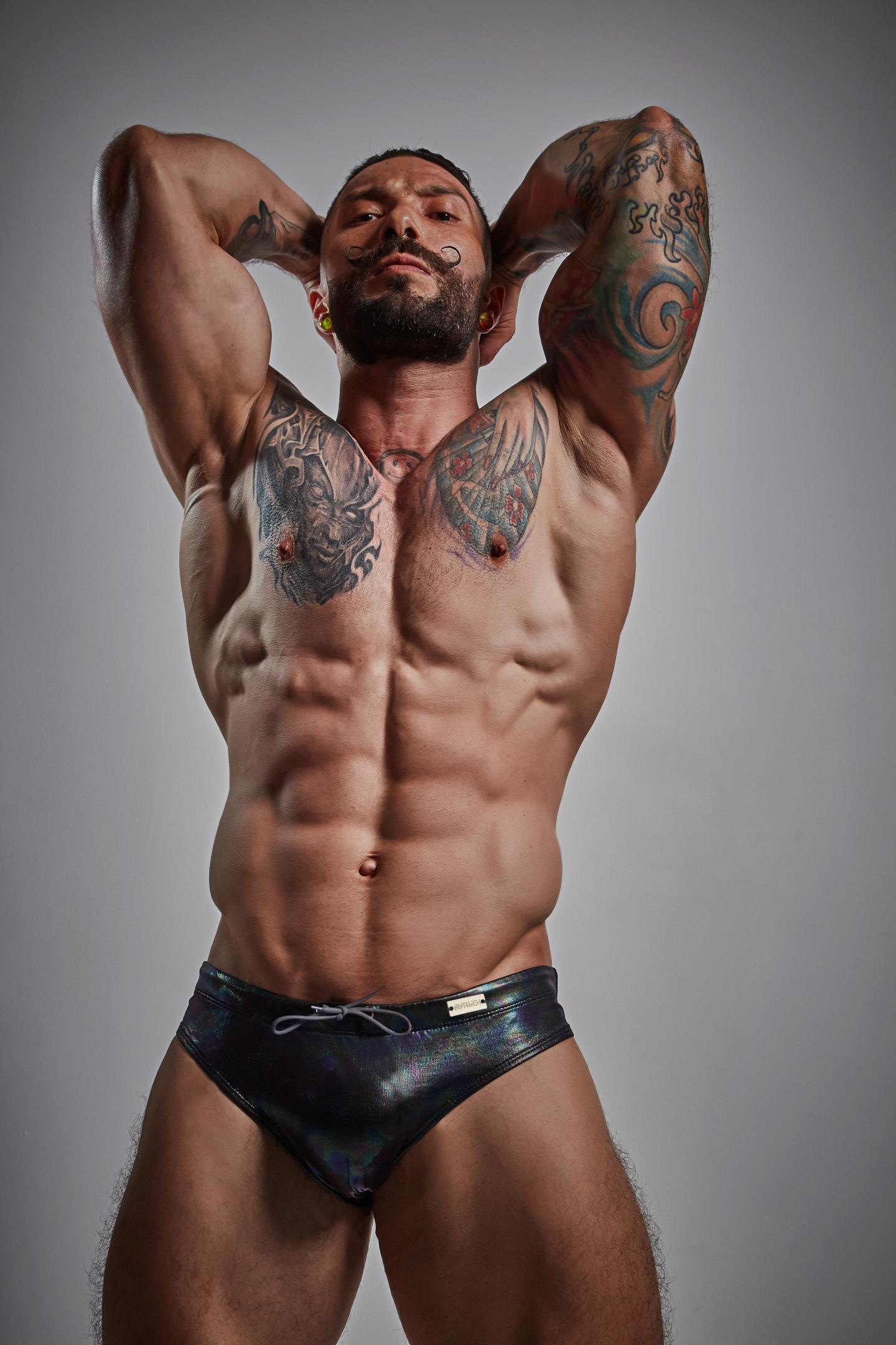 black Swiwmear Brief Midnigh EMER4LD - XL-4