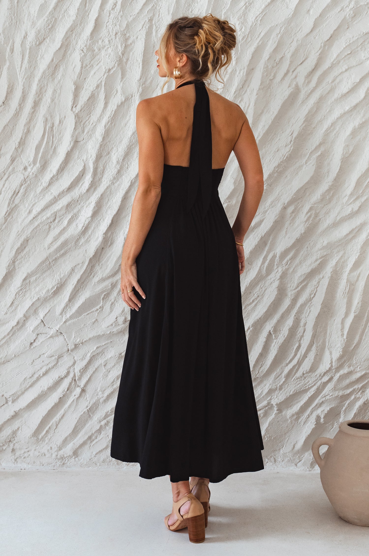 Costa Brava Halterneck Maxi Dress-2