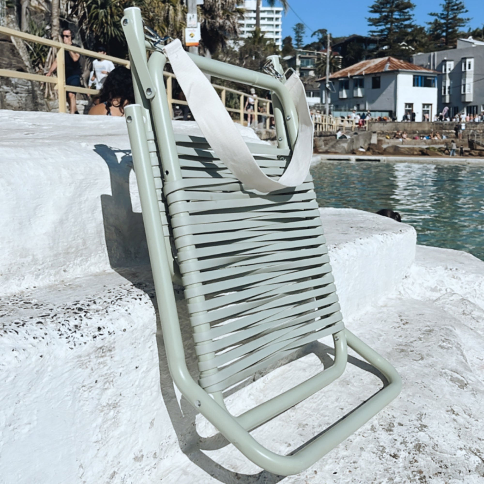 Designer Beach Chair-Sage-2