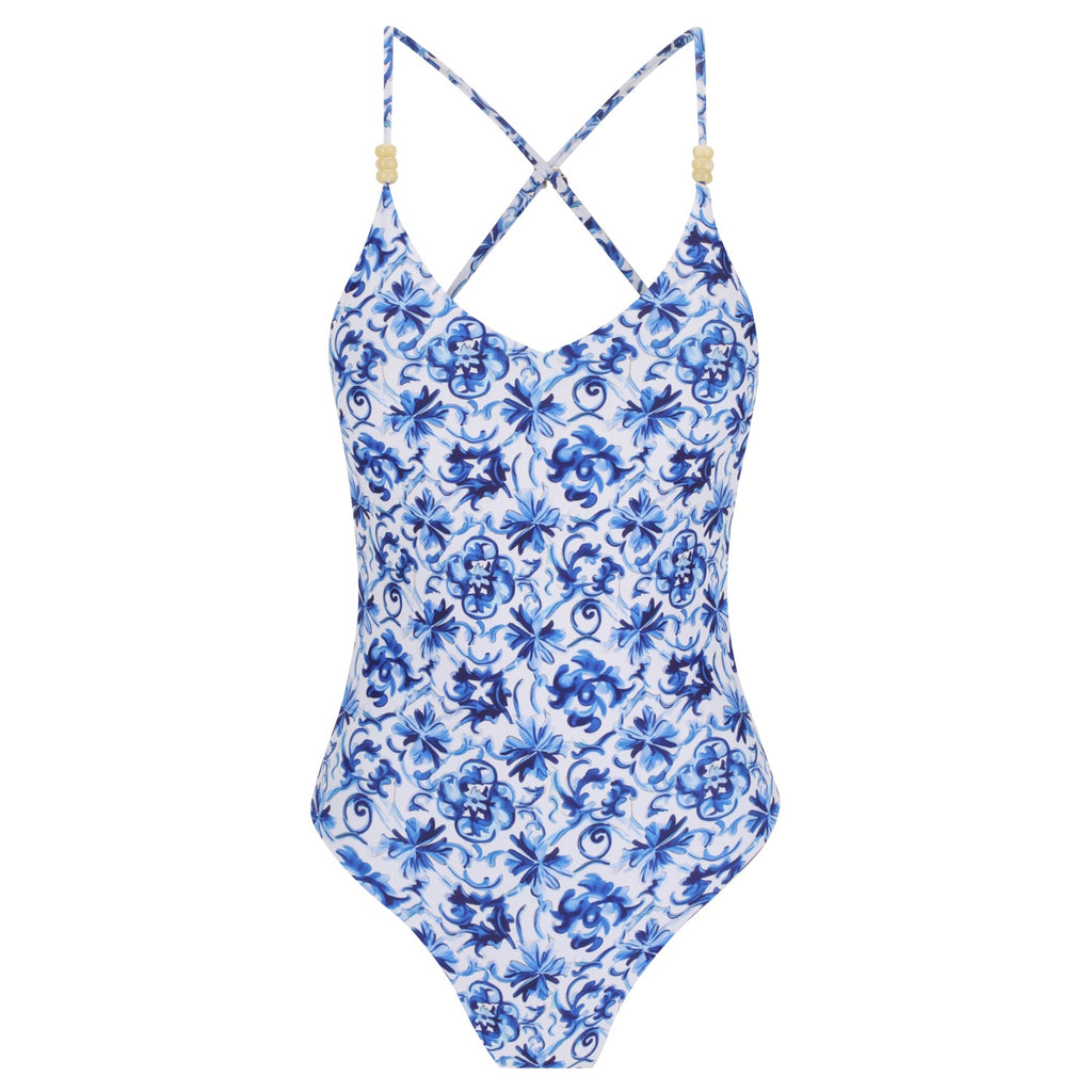 Cross Back One Piece-Isola Bella
