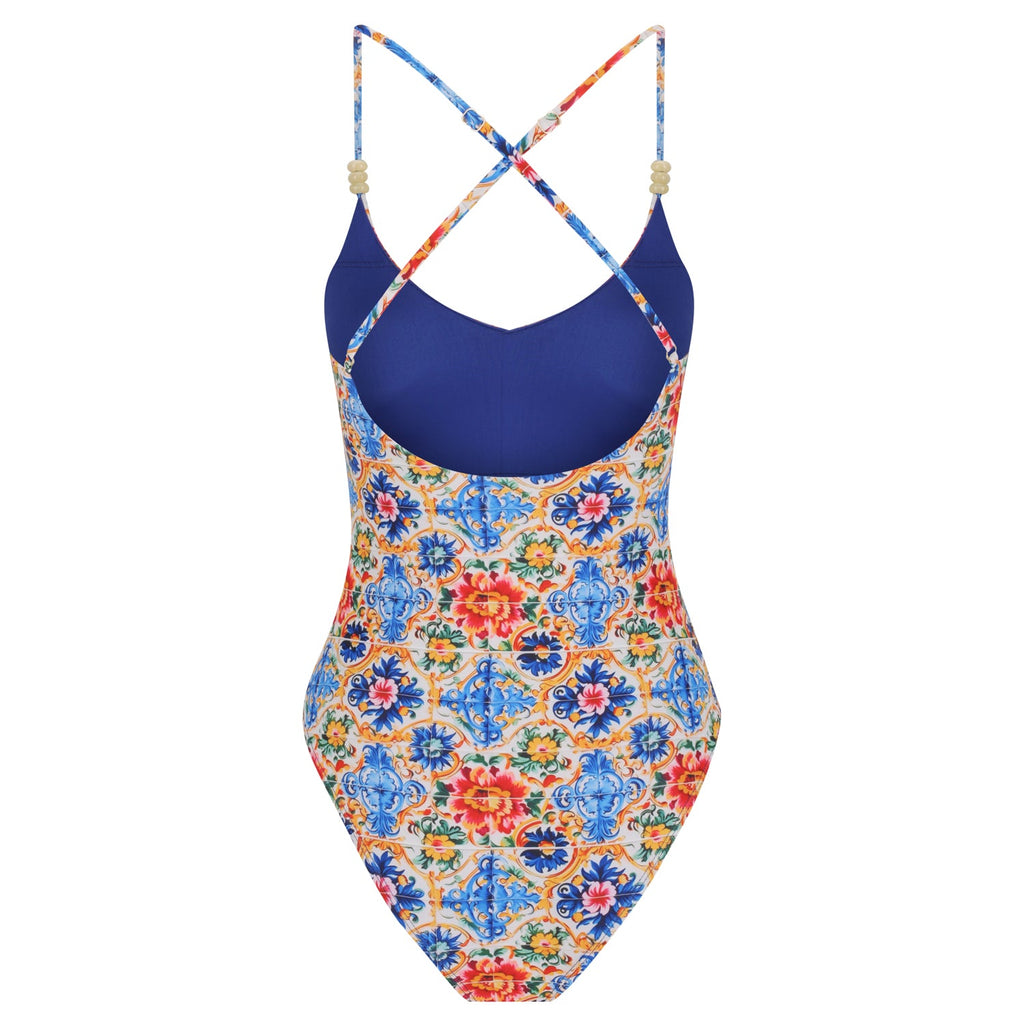 Cross Back One Piece-La Dolce Vita-1