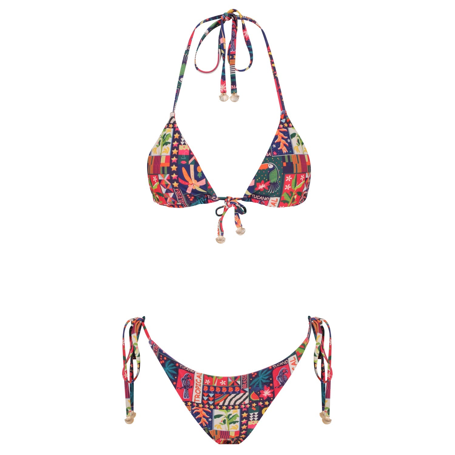 Triangle Bikini Set-Cancun-0