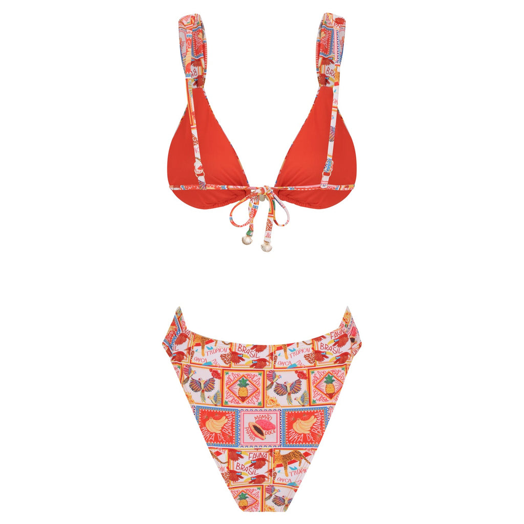 Ruched Bikini Set-Coco Brazil-1