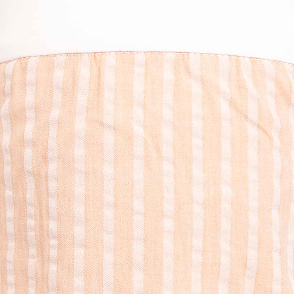 Baby Dress in Peach and White-3