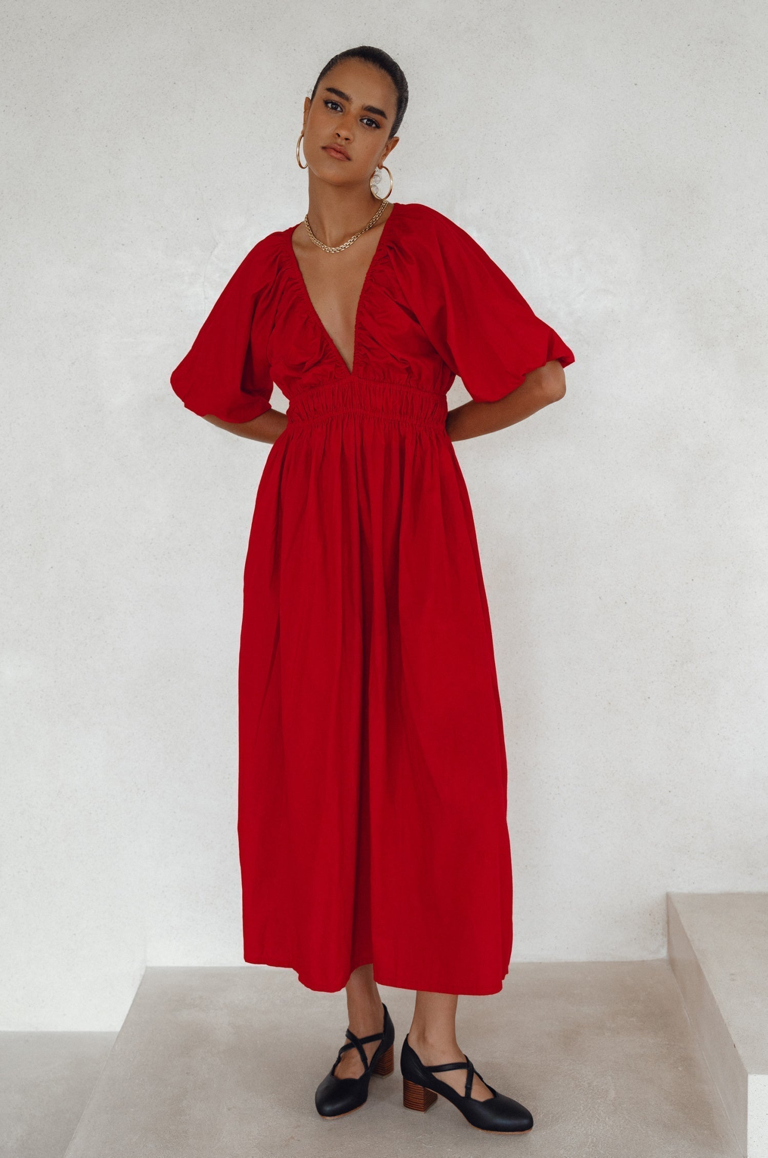 Kezas Cotton Maxi Dress-4