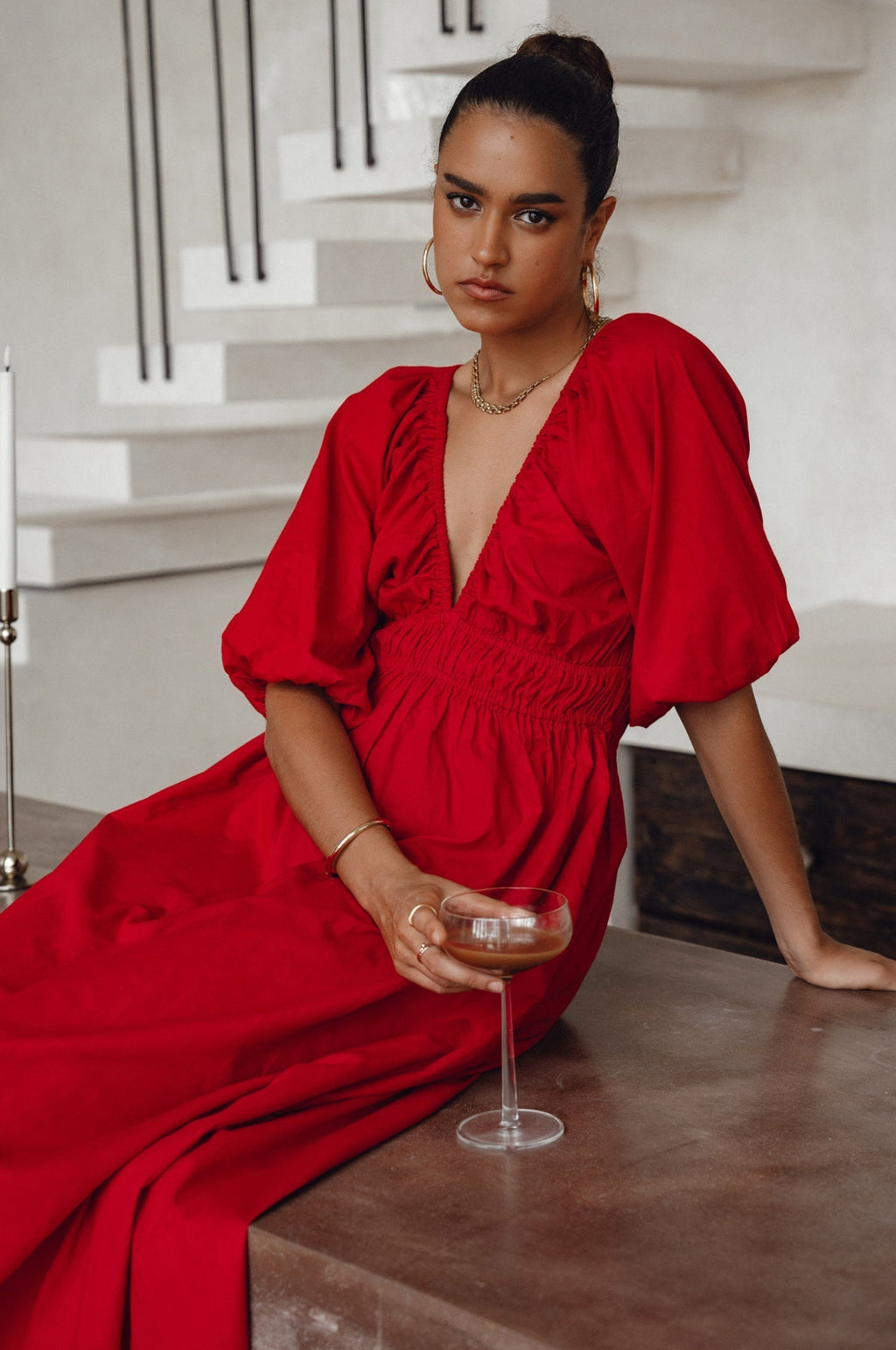 Kezas Cotton Maxi Dress-3