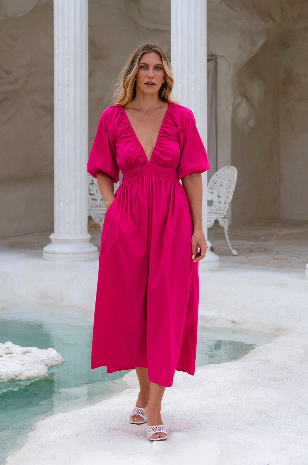 Kezas Cotton Maxi Dress-1