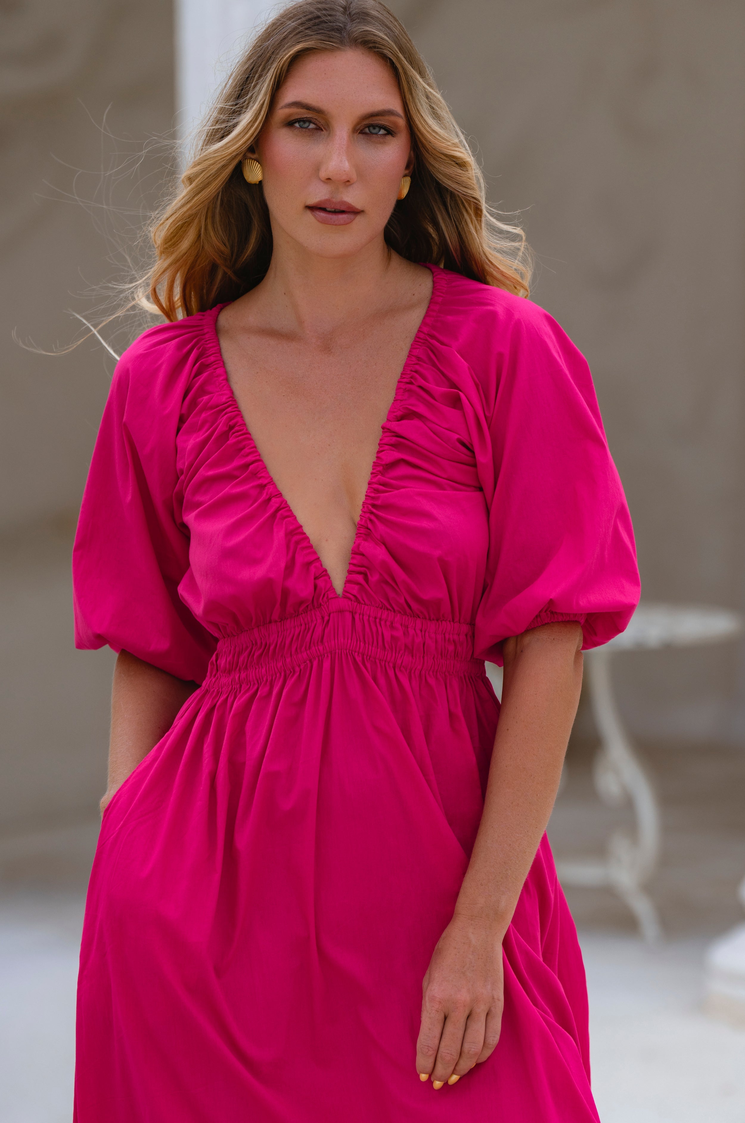 Kezas Cotton Maxi Dress-3