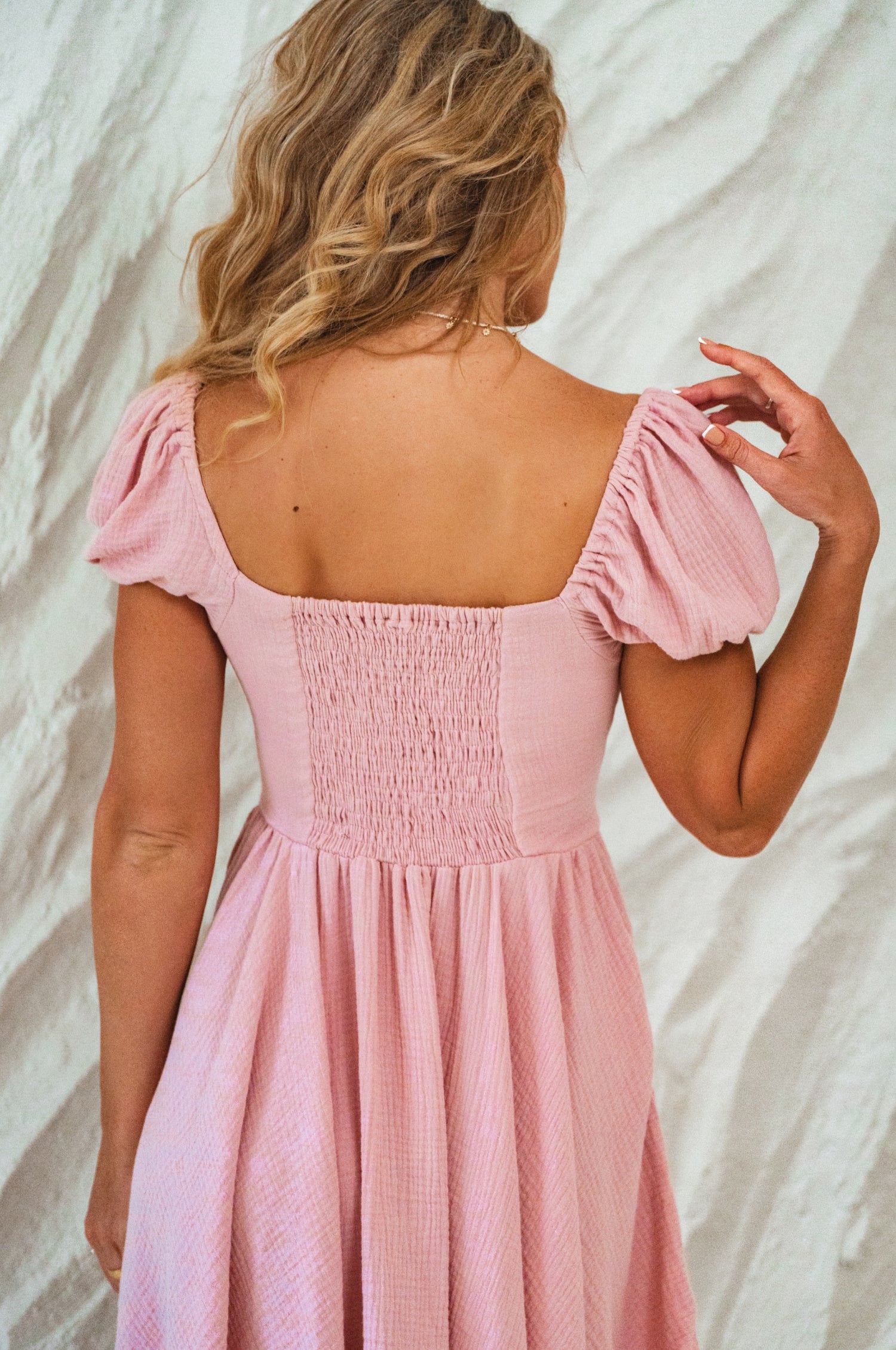 Michelina Cotton Mini Dress-3