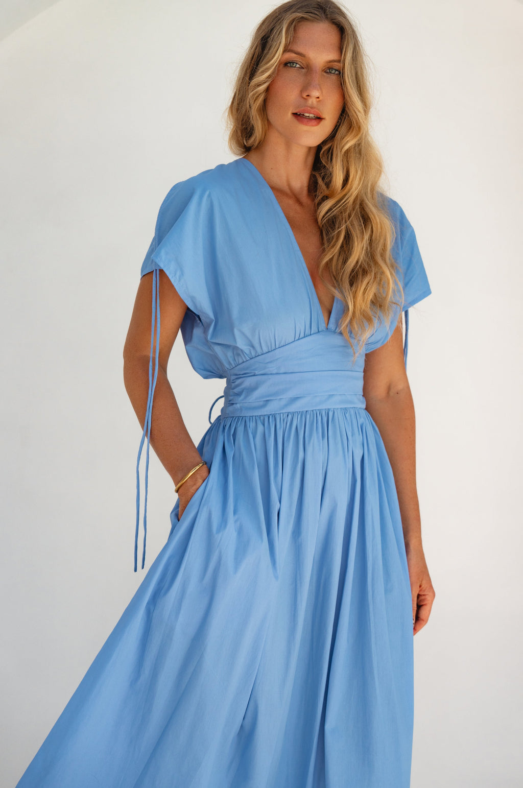 Rafina Goddess Cotton Maxi Dress-3