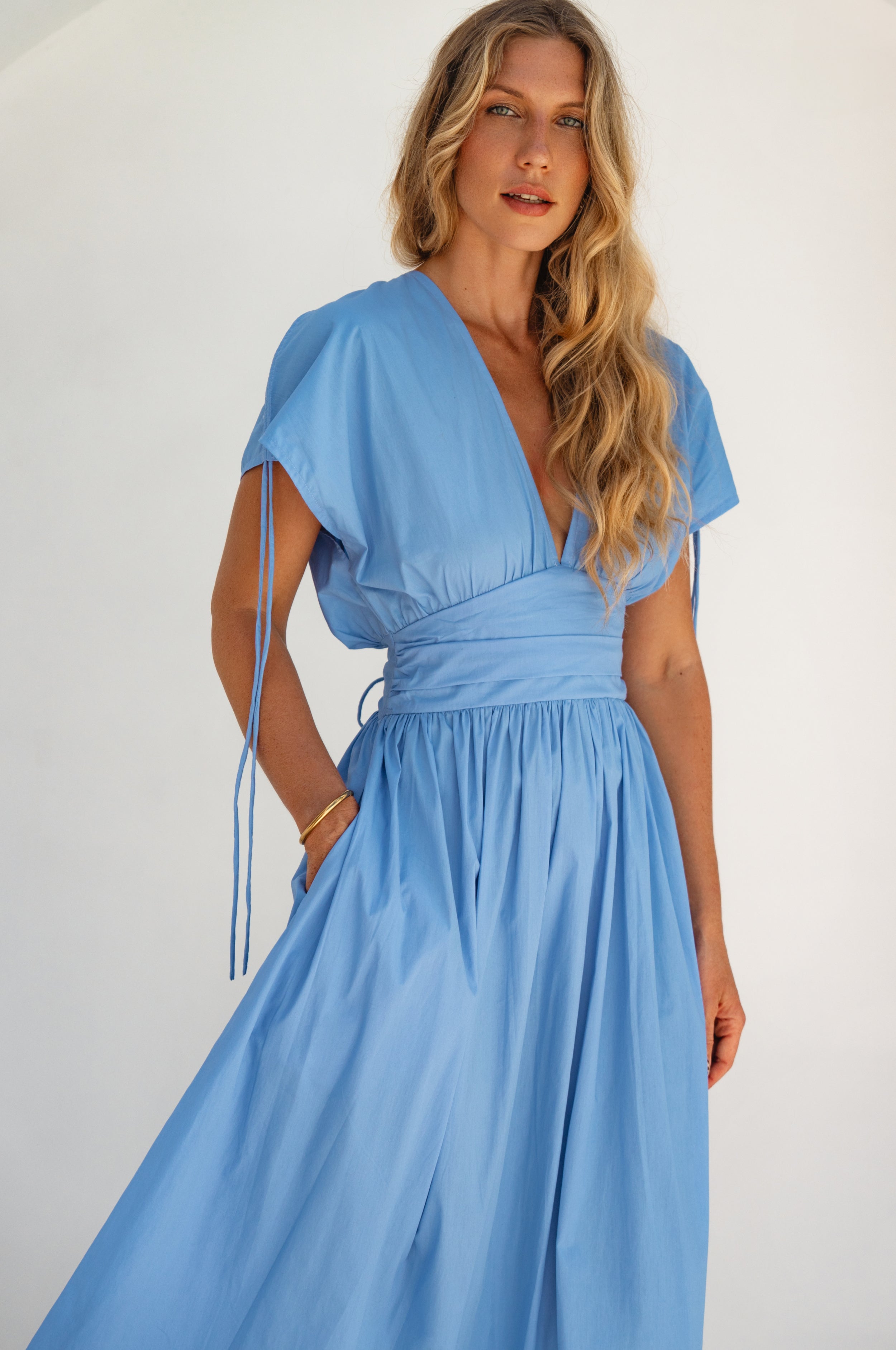 Rafina Goddess Cotton Maxi Dress-3