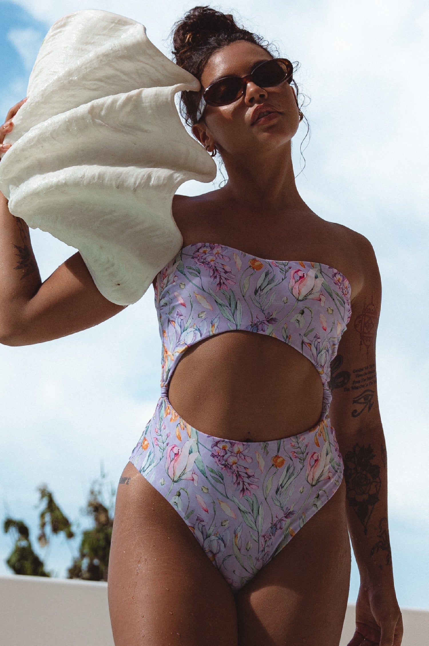 San Leo One Piece Cut-out Swimsuit-2