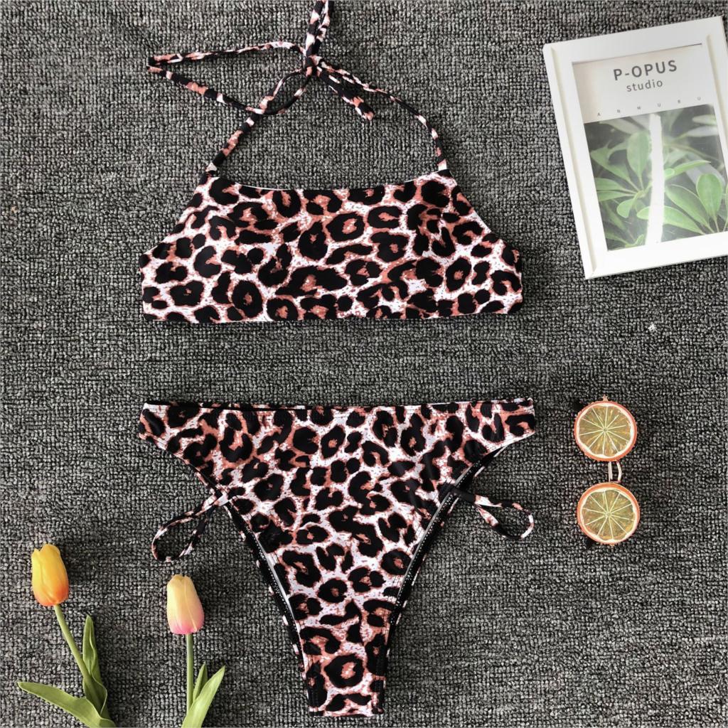 Back Lace Up Bikini Set Swimming Suit Women High Quality Two Piece Swimsuit Female Swimwear Hot Sale Beachwear Bathing Suits-2