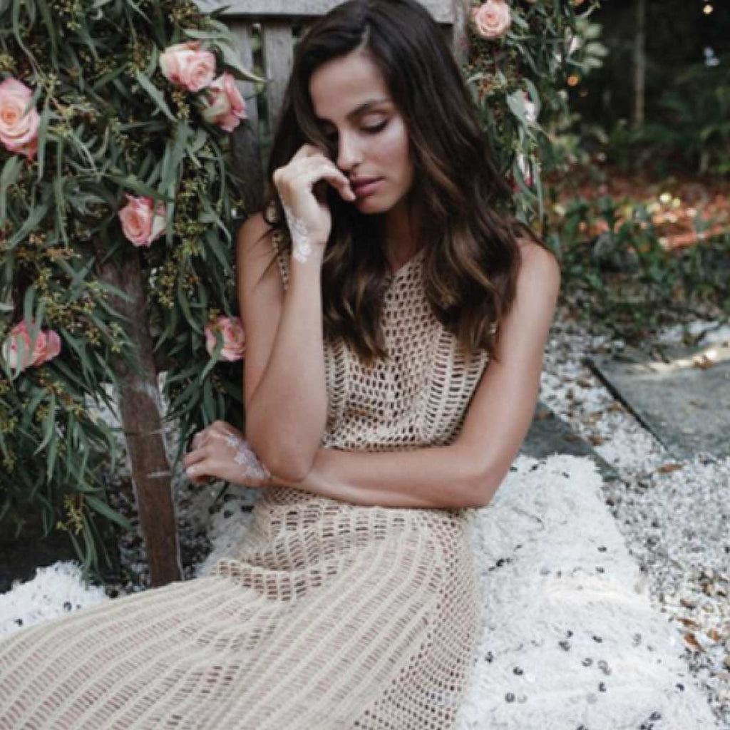 Cayetana Lace Up Beach Cover Up Dress-0