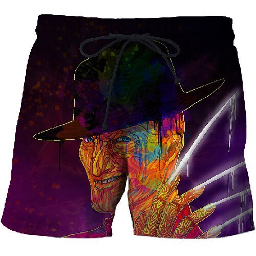 Clown mouth 3d Printed Beach Shorts Men Shorts 3d Shorts Plage Summer Swimwear Quick Dry Pants Board Shorts Drop Ship-7