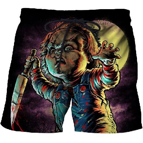Clown mouth 3d Printed Beach Shorts Men Shorts 3d Shorts Plage Summer Swimwear Quick Dry Pants Board Shorts Drop Ship-4