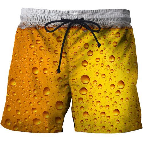 Cola bubble Printed Beach Shorts Men Board Shorts 3d Homme Men Short Plage Brand Quick Dry Swimwear Drop Ship-8
