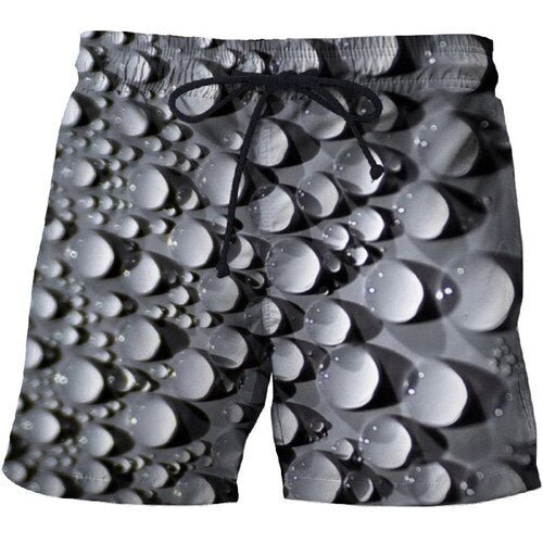 Cola bubble Printed Beach Shorts Men Board Shorts 3d Homme Men Short Plage Brand Quick Dry Swimwear Drop Ship-5