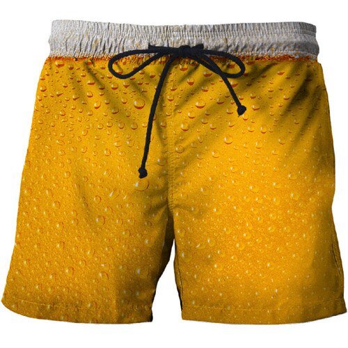 Cola bubble Printed Beach Shorts Men Board Shorts 3d Homme Men Short Plage Brand Quick Dry Swimwear Drop Ship-6