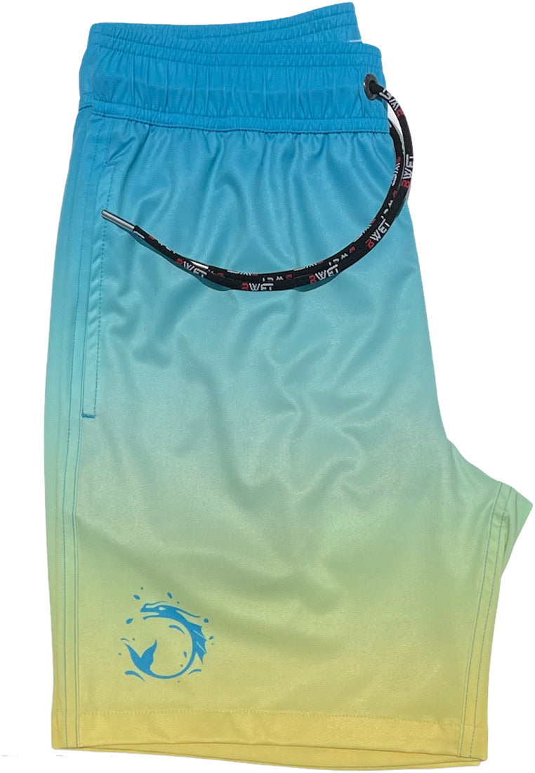 Get Wet and Wild at the Beach with BWET's Sexy and Sustainable Sunrise Beach Shorts!-2